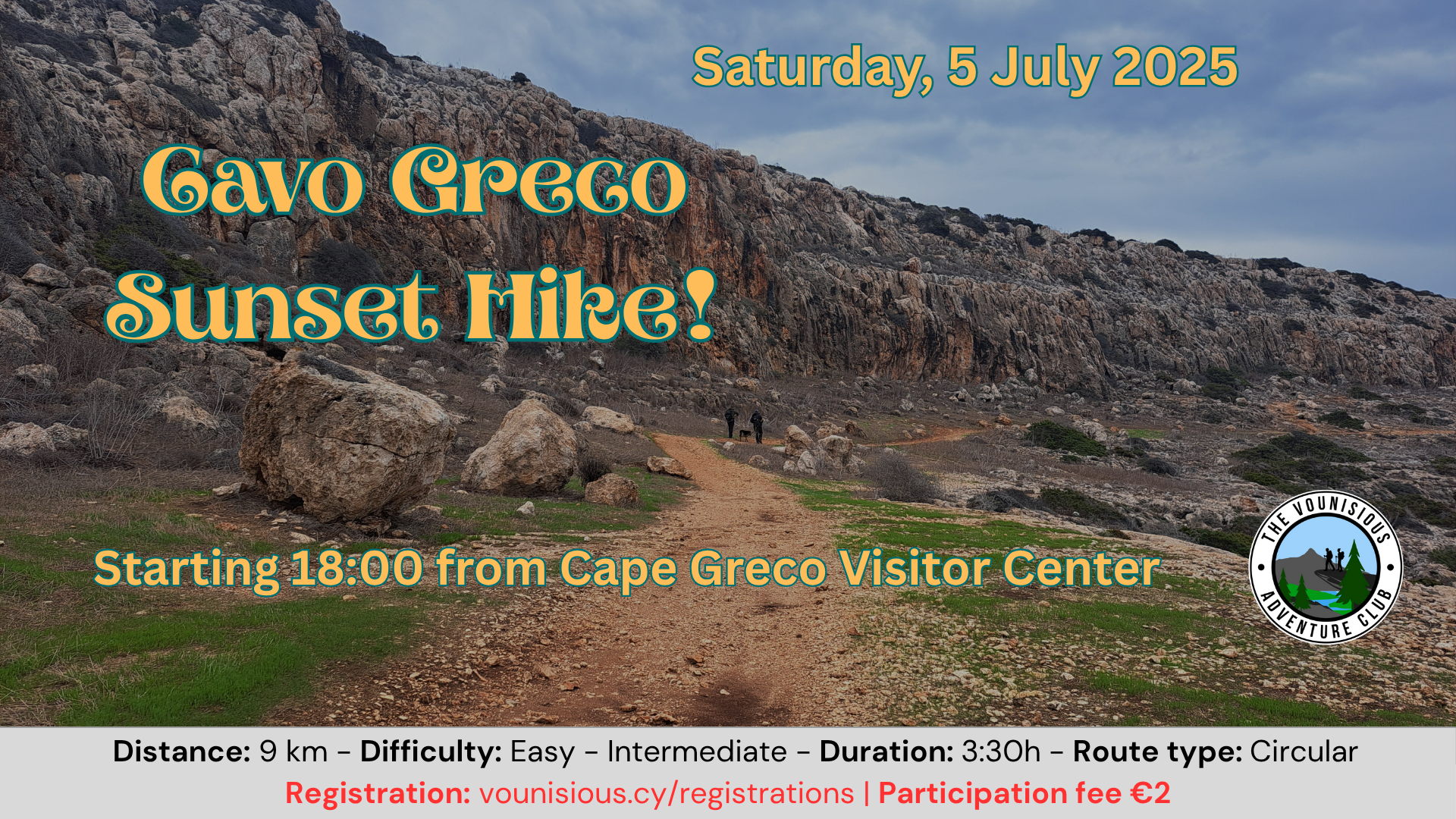 5.7 Cavo Greco Sunset Hike